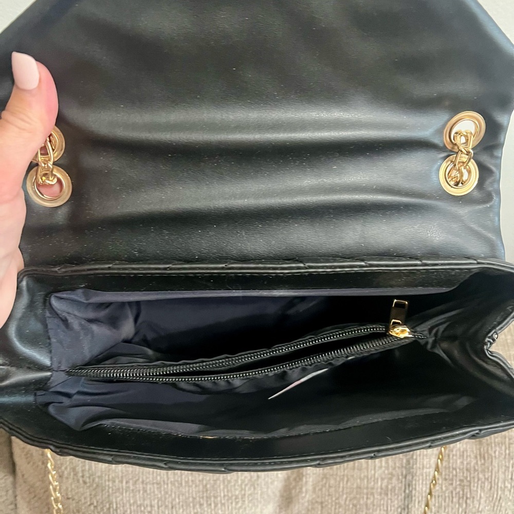 Nasty Gal Chic Sophisticated Shoulder Bag Black‎ - - Picture 4 of 8